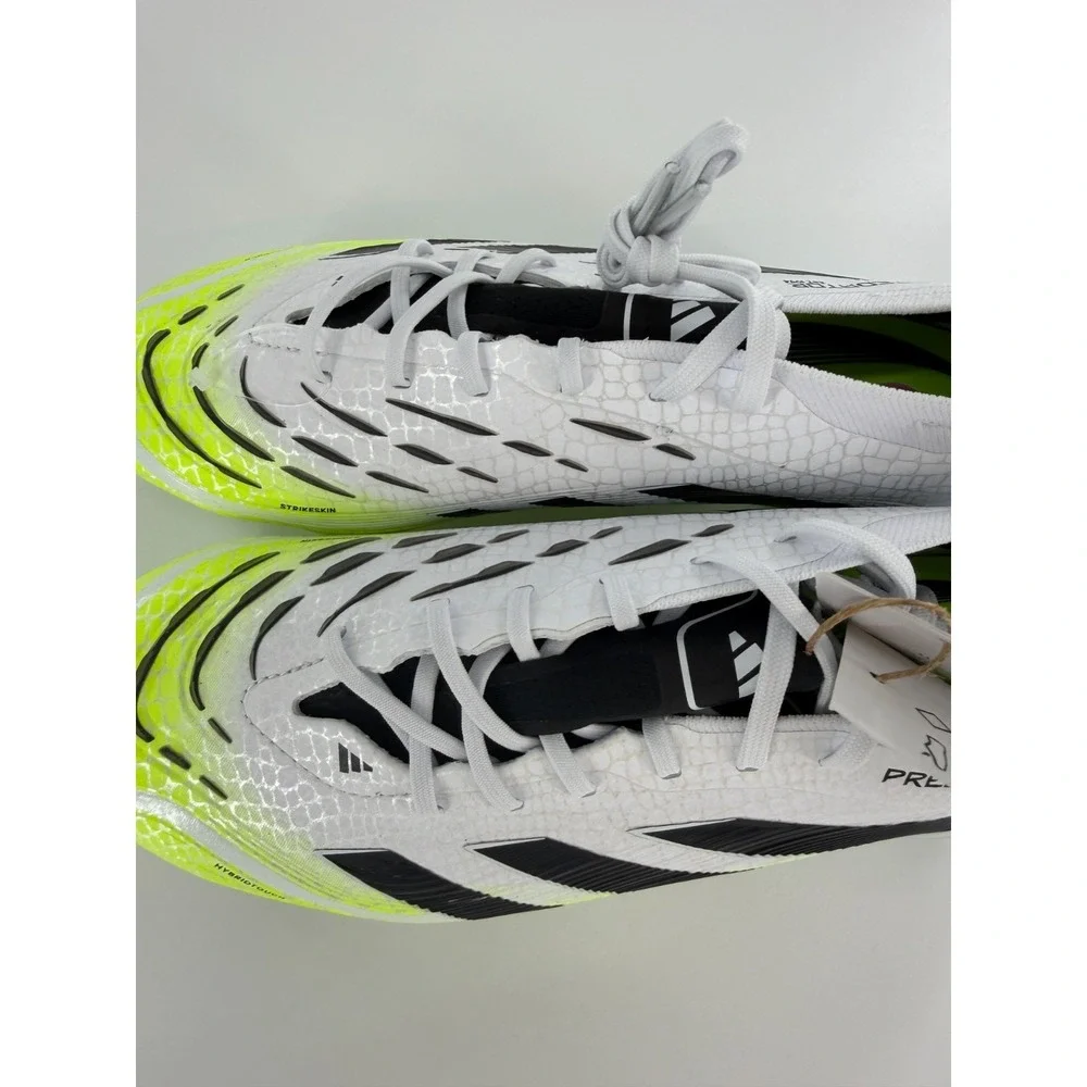 Adidas Predator Elite‎ SG Cleats Cloud White Black Lucid Lemon Men Sz 5.5 JI1067